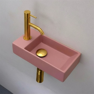 Lille lyserød håndvask i flot design